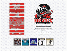 Tablet Screenshot of bigstick.ca